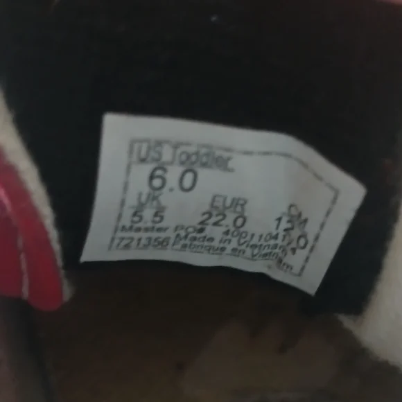 Vans Toddler Red SK8-Mid Reissue Back Zip Sneakers Size 6.0 - Picture 6 of 9